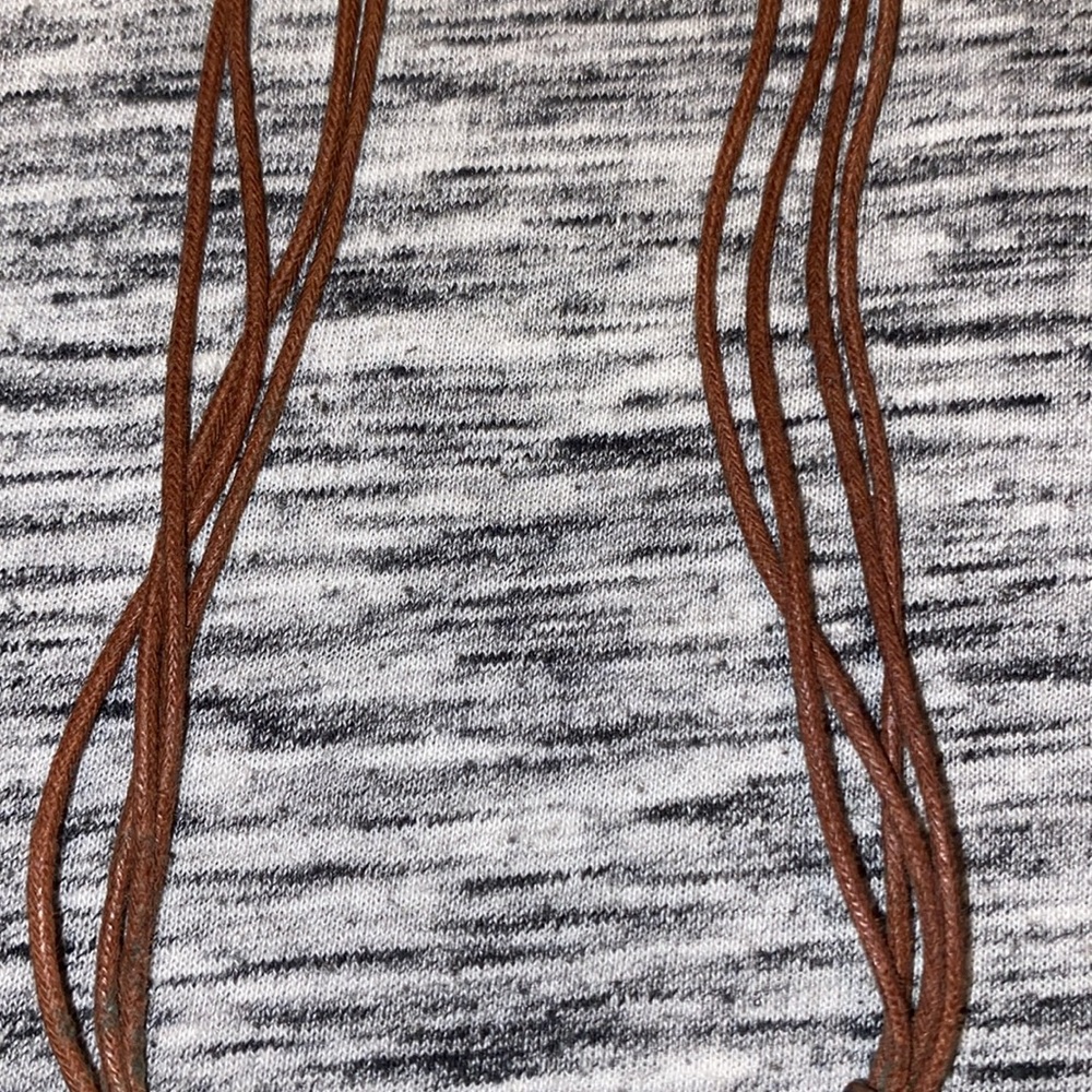 Multi-Stone Brown Triangular Statement Necklace O… - image 7